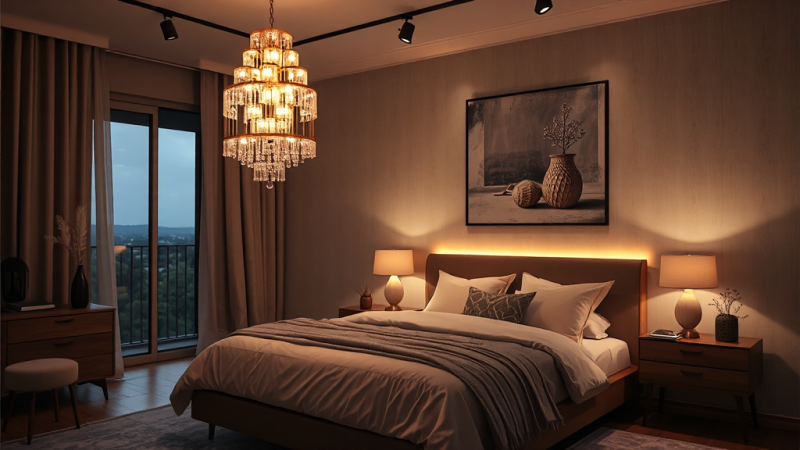 Lustre dormitor: cum alegi iluminarea potrivită pentru un somn odihnitor